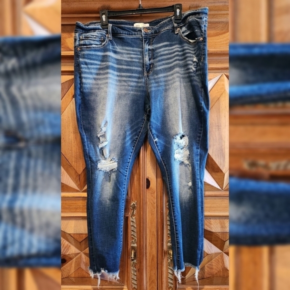 BKE Denim - BKE Gabby Ankle Skinny Jeans Sz 38